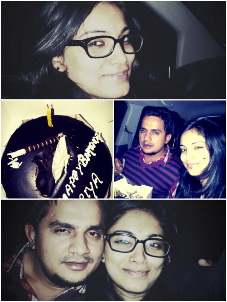 One of my friend was leaving before my b;day so he celebrated my bday on 7th...these are few clicks of it...thnx Anuj.