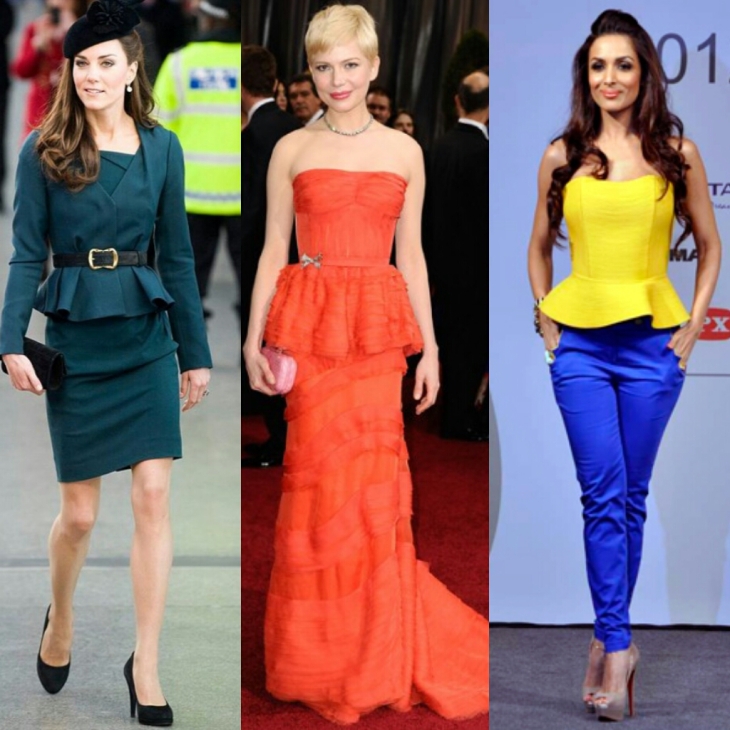 Peplum was one of my favorite trend this year. It  came with lot of choice from tops to skirts..Hearted!